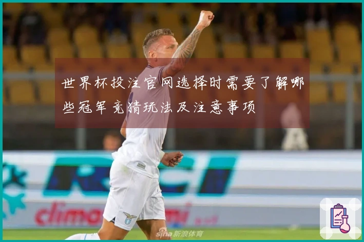世界杯投注官网选择时需要了解哪些冠军竞猜玩法及注意事项